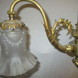Brass chandelier