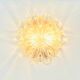 Large Amber Bubble Glass Ceiling Light By Helena Tynell For Limburg, 1960s