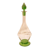 Green Art Deco decanter