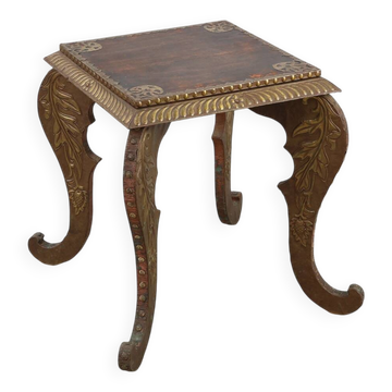 Arts & Crafts side table in oak and copper, United Kingdom ca. 1910