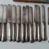 Cutlery set 12 knives Silver-plated metal Armand Frenais Silverware