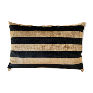 Coussin Ikat velours