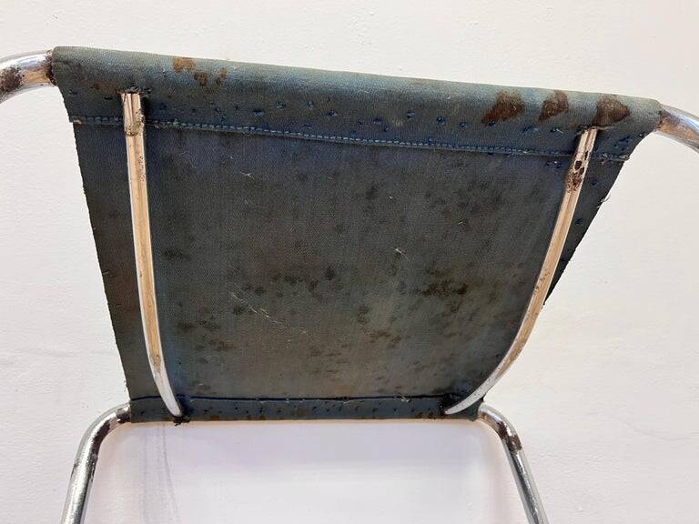 Tabouret Bauhaus Chrome Thonet B8 par Marcel Breuer, 1930