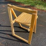 Wooden folding chair 1980
