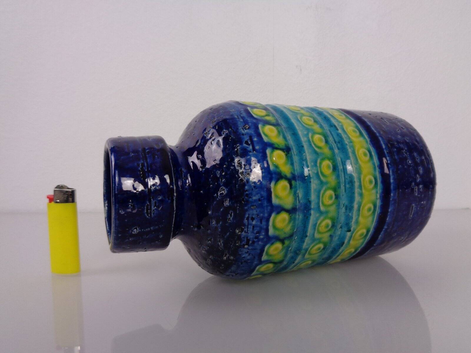 Studio ceramic vase by Aldo Londi for Bitossi, 1960s