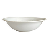 Antique ironstone salad bowl from Creil and Montereau