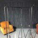 Set of 4 racks with metal clothing