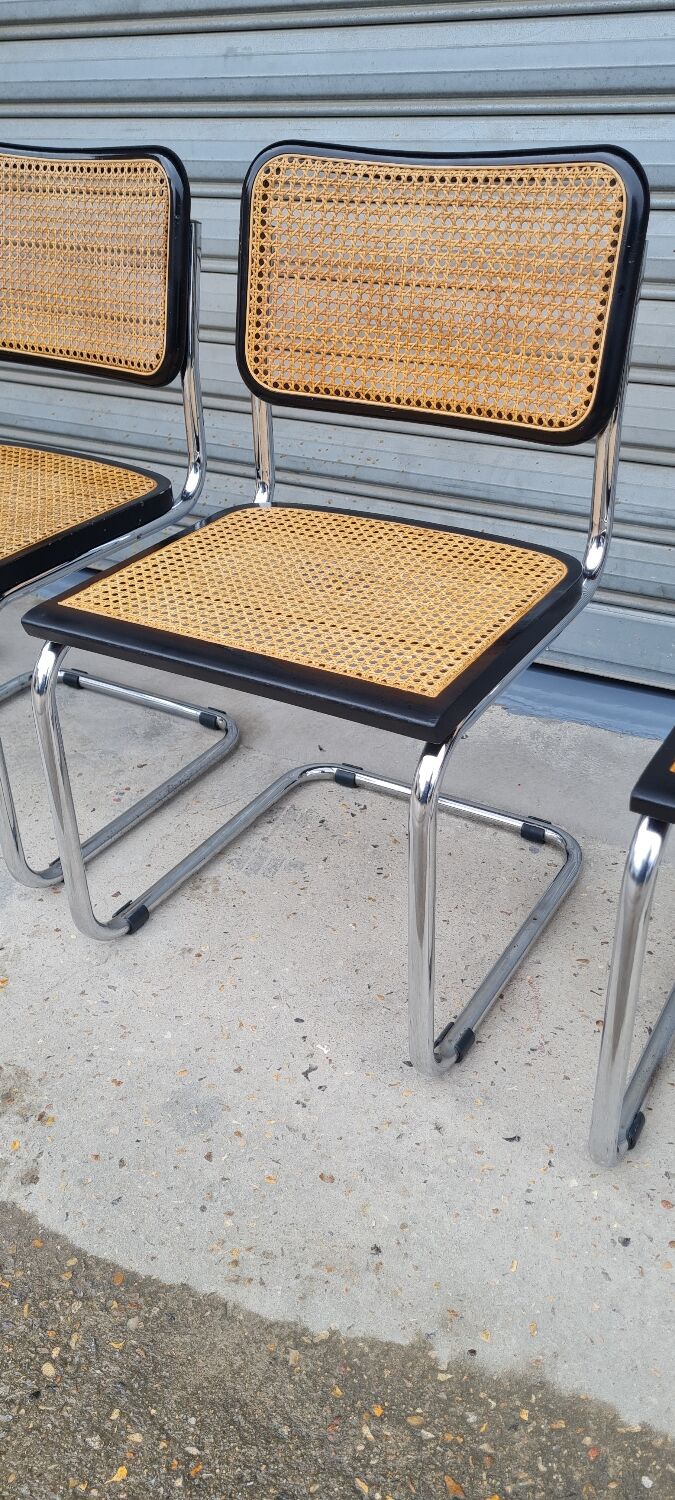 Set of four chairs B32 cesca Marcel Breuer