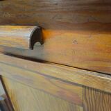 Small fir desk, workshop, 1950s