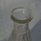 Former pitcher carafe bistro water pot in molded glass 1950s