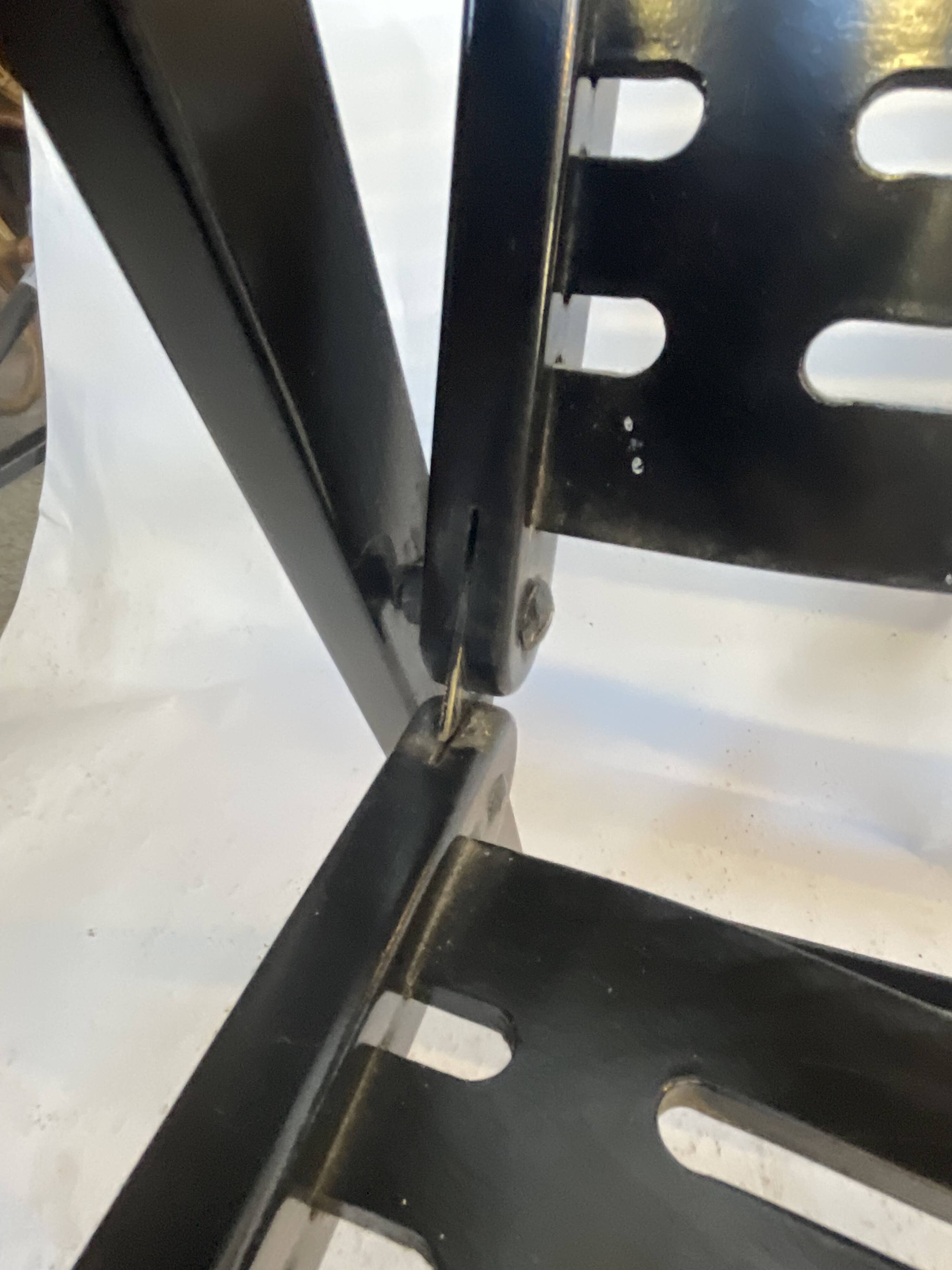 Niko Kralj Rex Plywood Folding Chair for Stol 1950s in Black