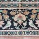Vintage Kasmir Silk Hand-Knotted Rug with Floral Pattern, Pakistan 1950s