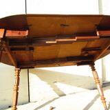 Table Walnut expandable foot umbrella