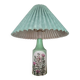Vintage ceramic lamp, AK Kaiser, Germany, antique light fixture.