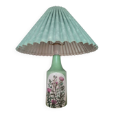 Vintage ceramic lamp, AK Kaiser, Germany, antique light fixture.