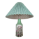 Vintage ceramic lamp, AK Kaiser, Germany, antique light fixture.