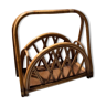 Rattan magazine holder