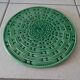 Cake dish pattern basketry earthenware Sarreguemines France