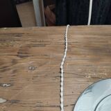 Mazda 1930 lamp in chromed metal and opaque glass