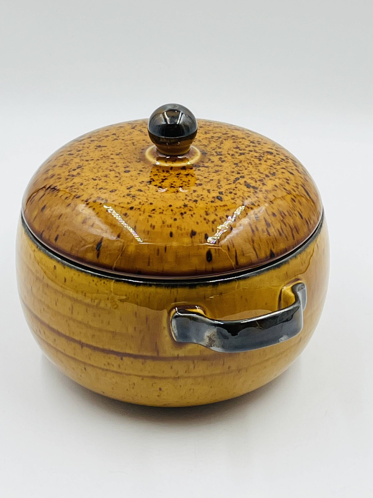 Boch La Louvière soup tureen, Palma decoration, vintage ceramic.