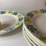 Six dessert plates
