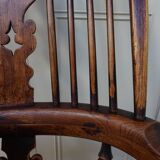 Chaise à Bascule Windsor Antique du 19ème Siècle