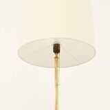 Brass and lacquered metal floor lamp, Spain, 1950s