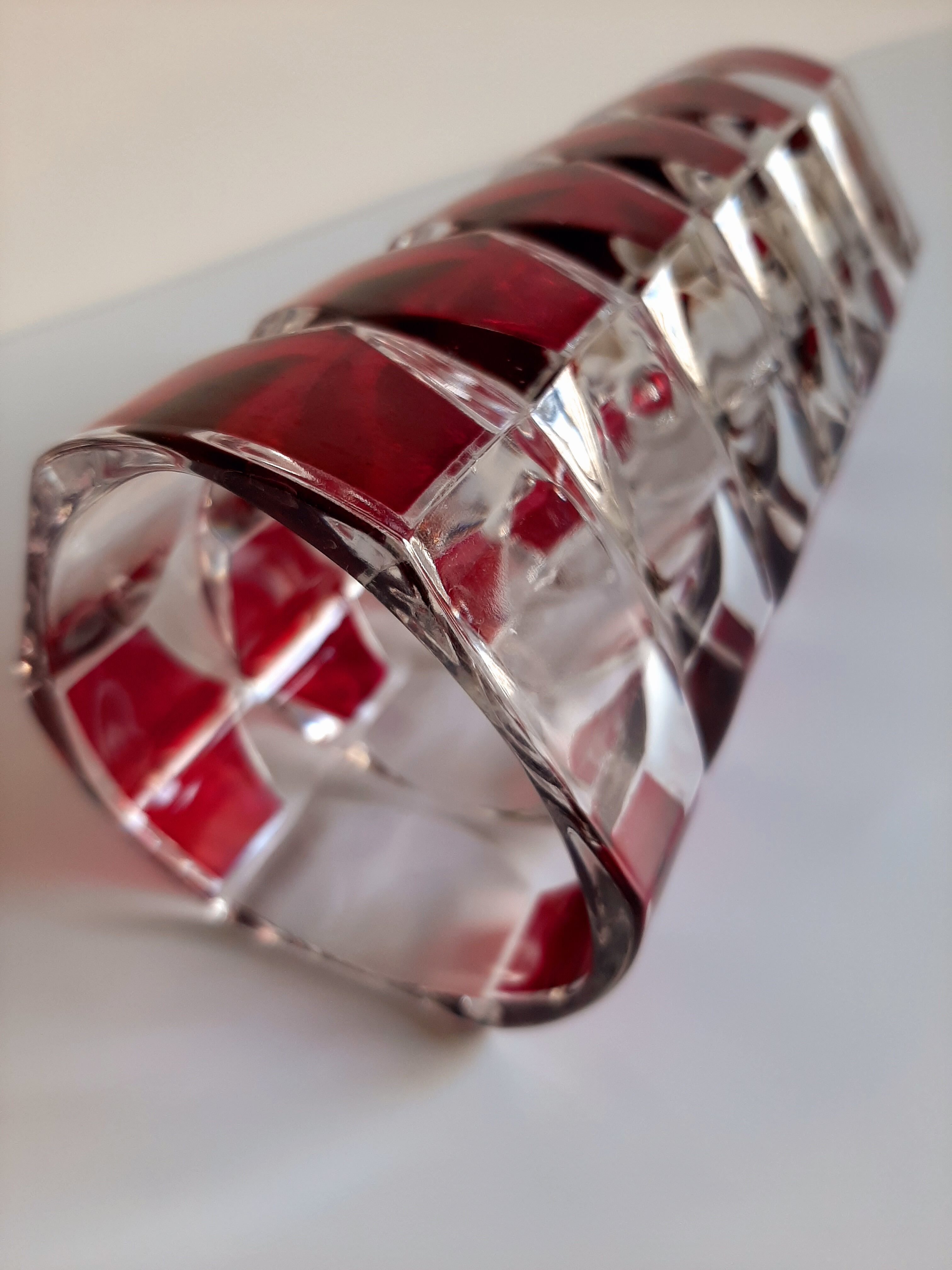 Original colorful vase made in France