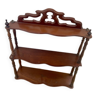 Small Napoleon III wooden shelf