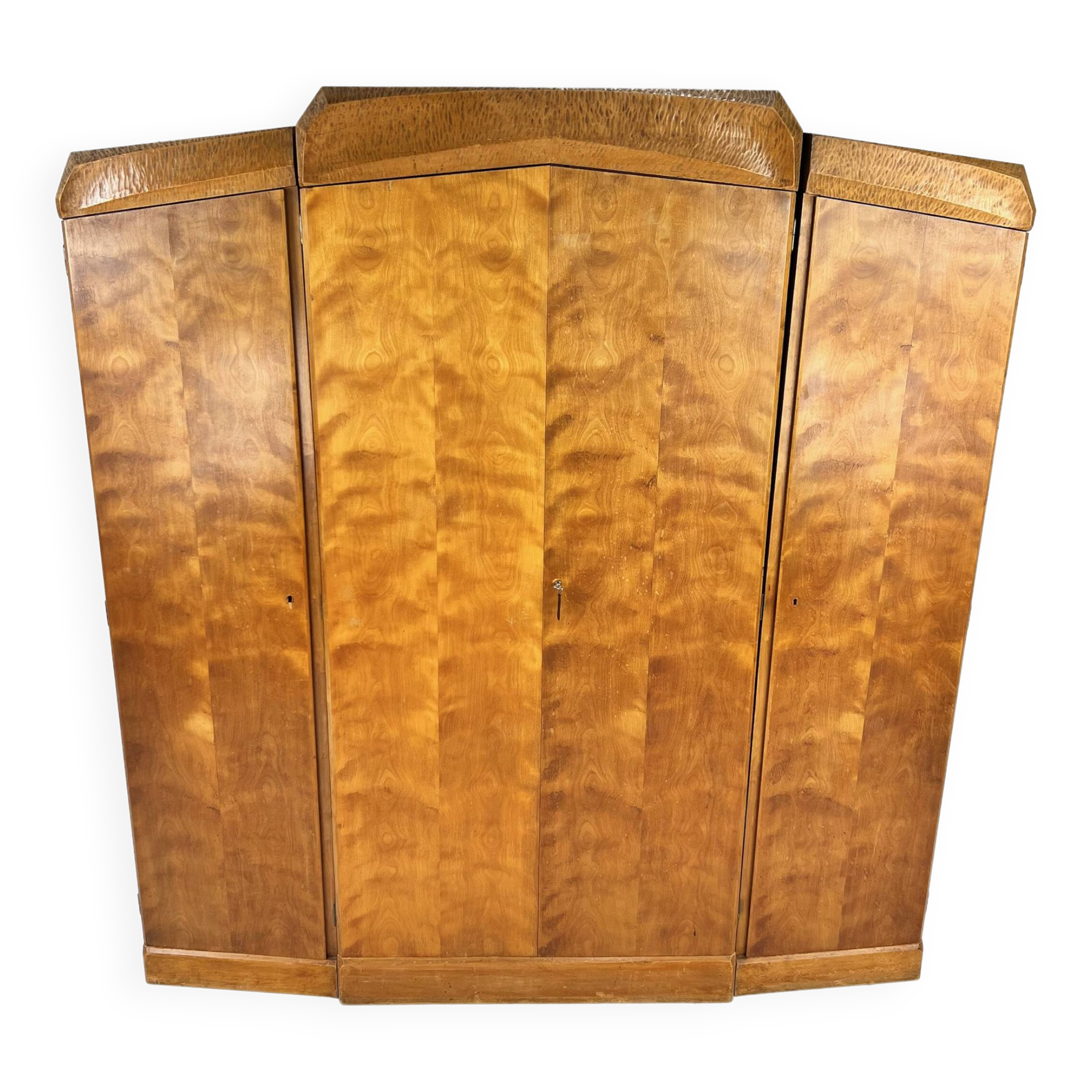 Anthroposophical Handmade Wardrobe, Netherlands, 1940s