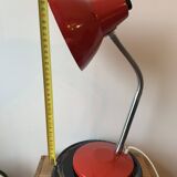 Vintage Red Metal Retro Lamp