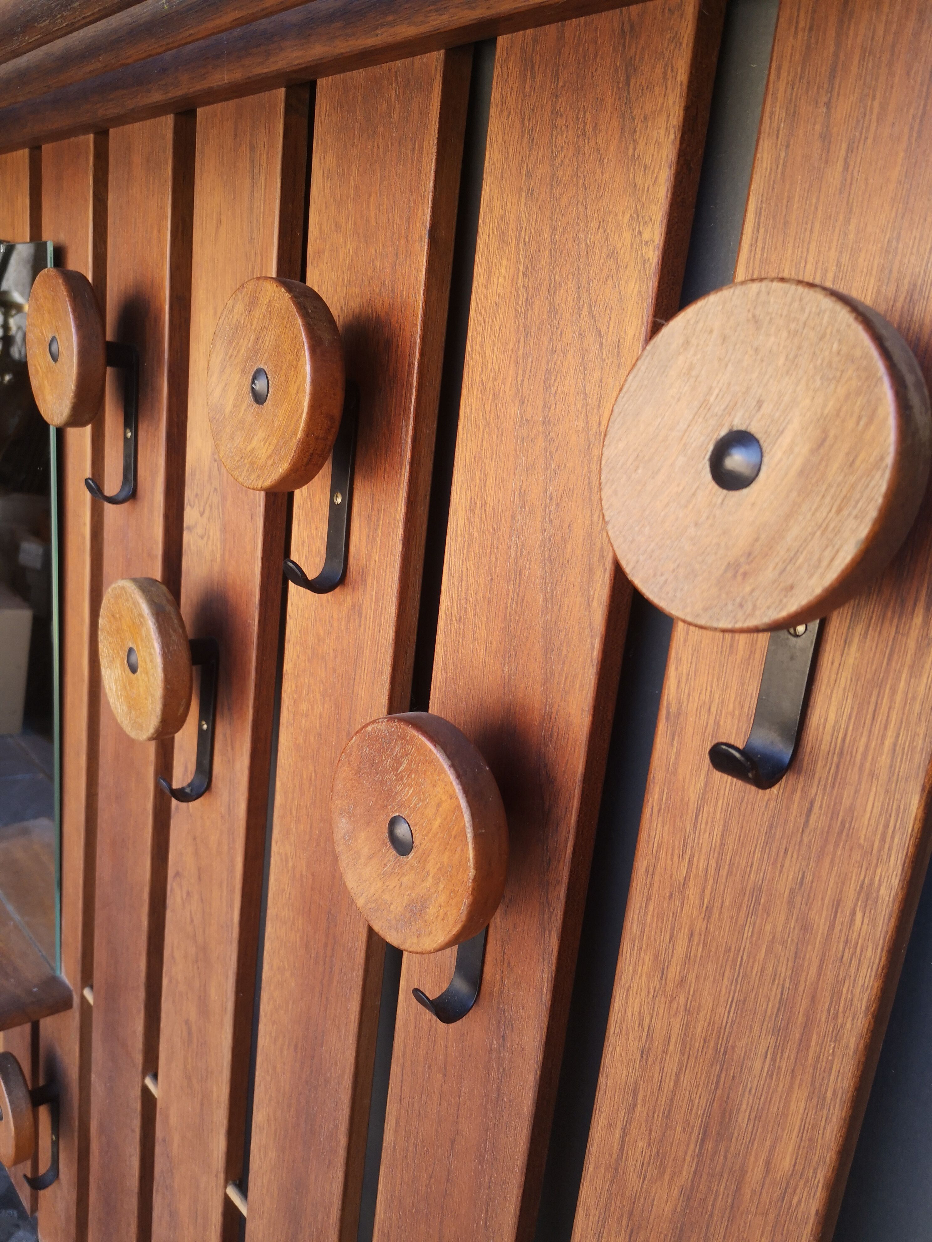 Wardrobe wears vintage teak coats