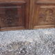 Pair of old carved wooden doors