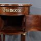 Small Tambour Table in Mahogany, Louis XVI style – Late 19th century