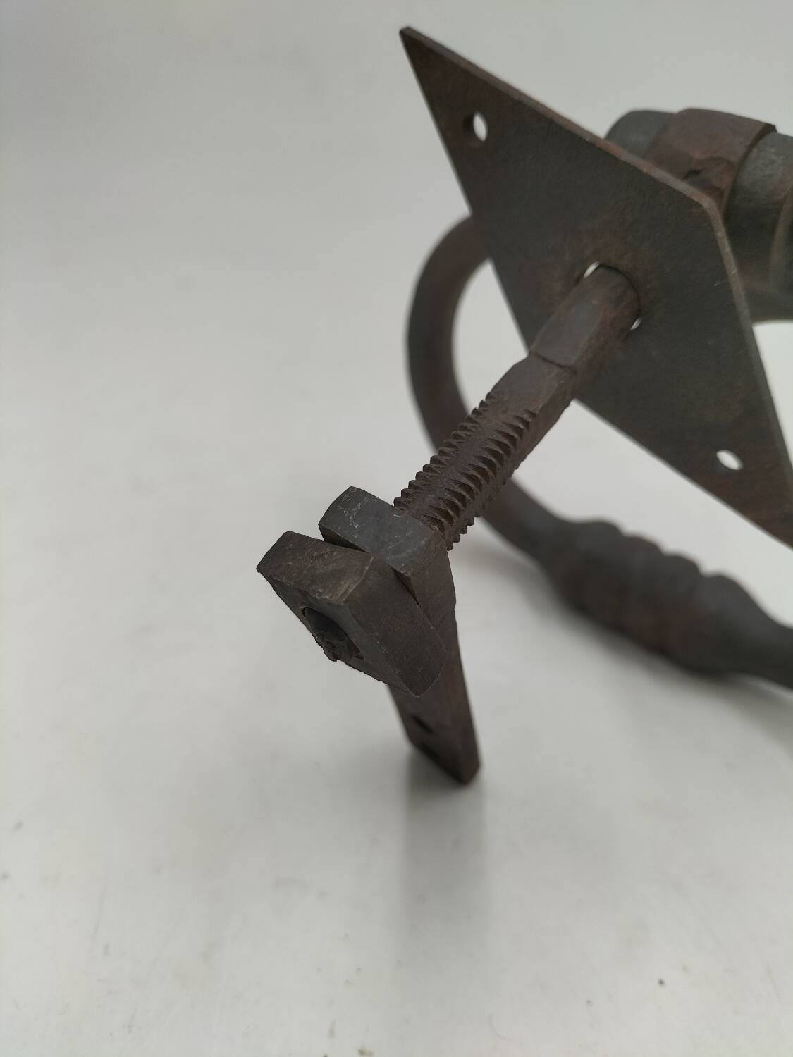Old wrought iron door knocker