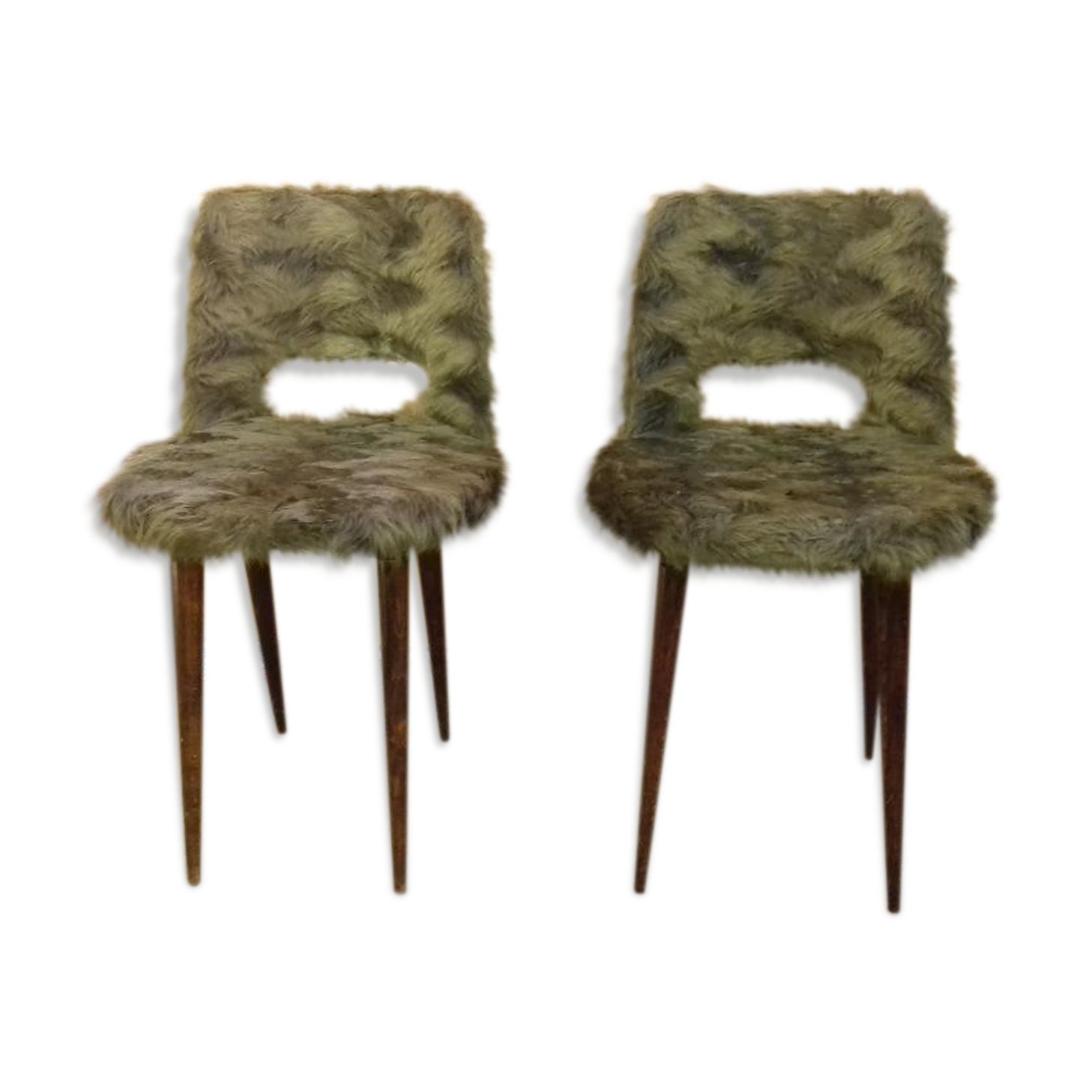 Green-haired chairs