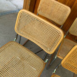 4 chaises italiennes du milieu du siècle Marcel Breuer B32 Cesca, années 70
