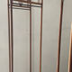 Paravent vintage des années 60 en bois et rotin