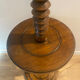 Vintage reading lamp in turned wood, Charles Dudouyt style with t
