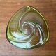 Mid-century modern crystal fruit bowl by Rene Delvenne for Val Saint Lambert, Belgium, 1960s.
