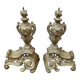 Chenets Louis XVI bronze