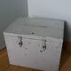 Old ballot box, solid wood chest