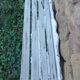 Vintage wooden wall coat rack