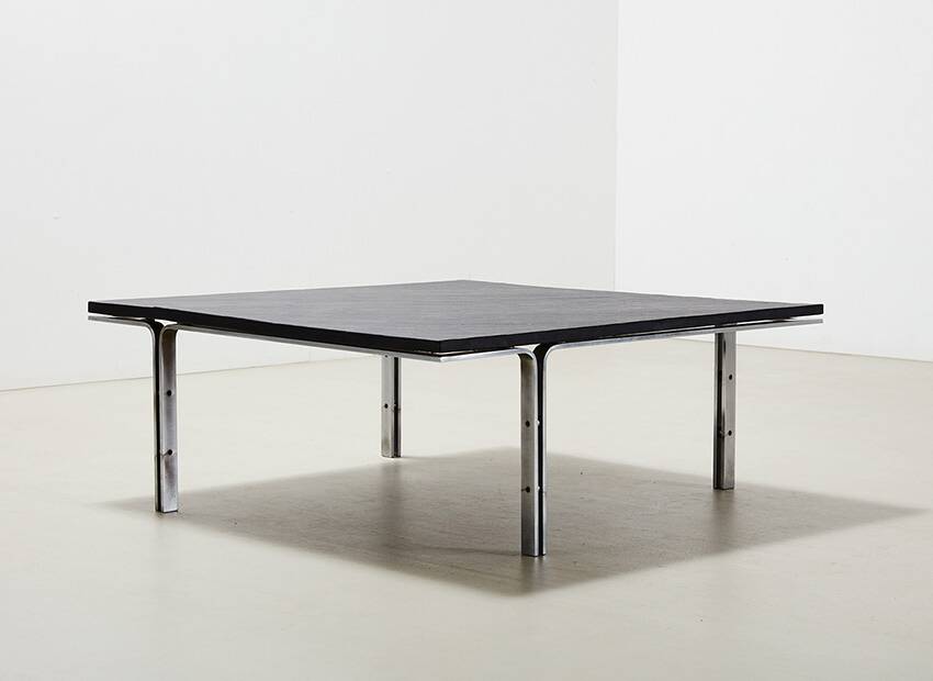 Table basse en ardoise Horst Bruning pour Kill International Allemagne années 1960