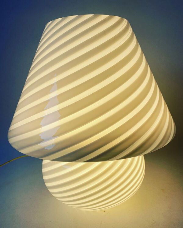 Lampe champignon verre de Murano 1970