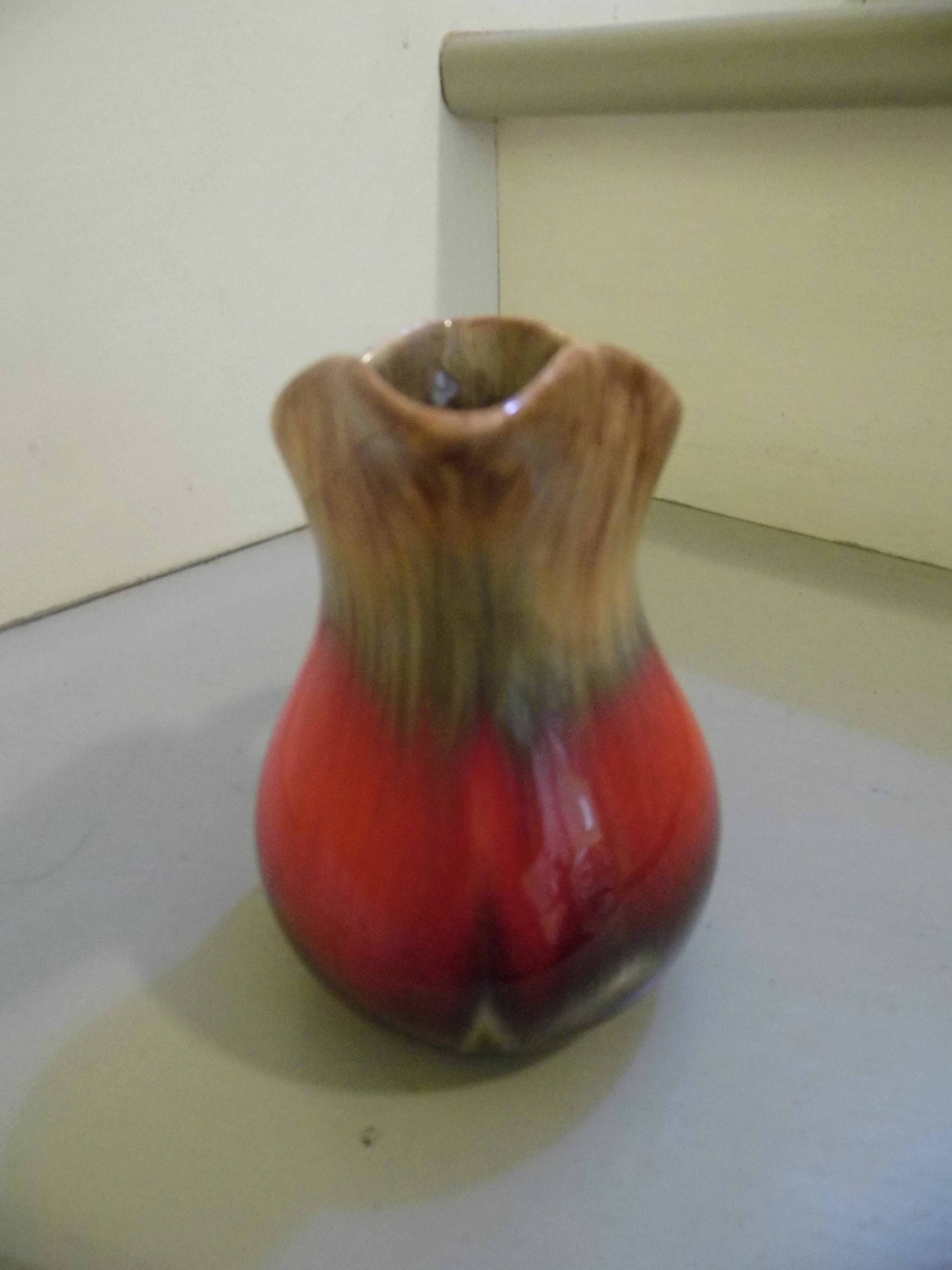 Milk pot small ceramic pitcher from Vallauris 60s Vintage