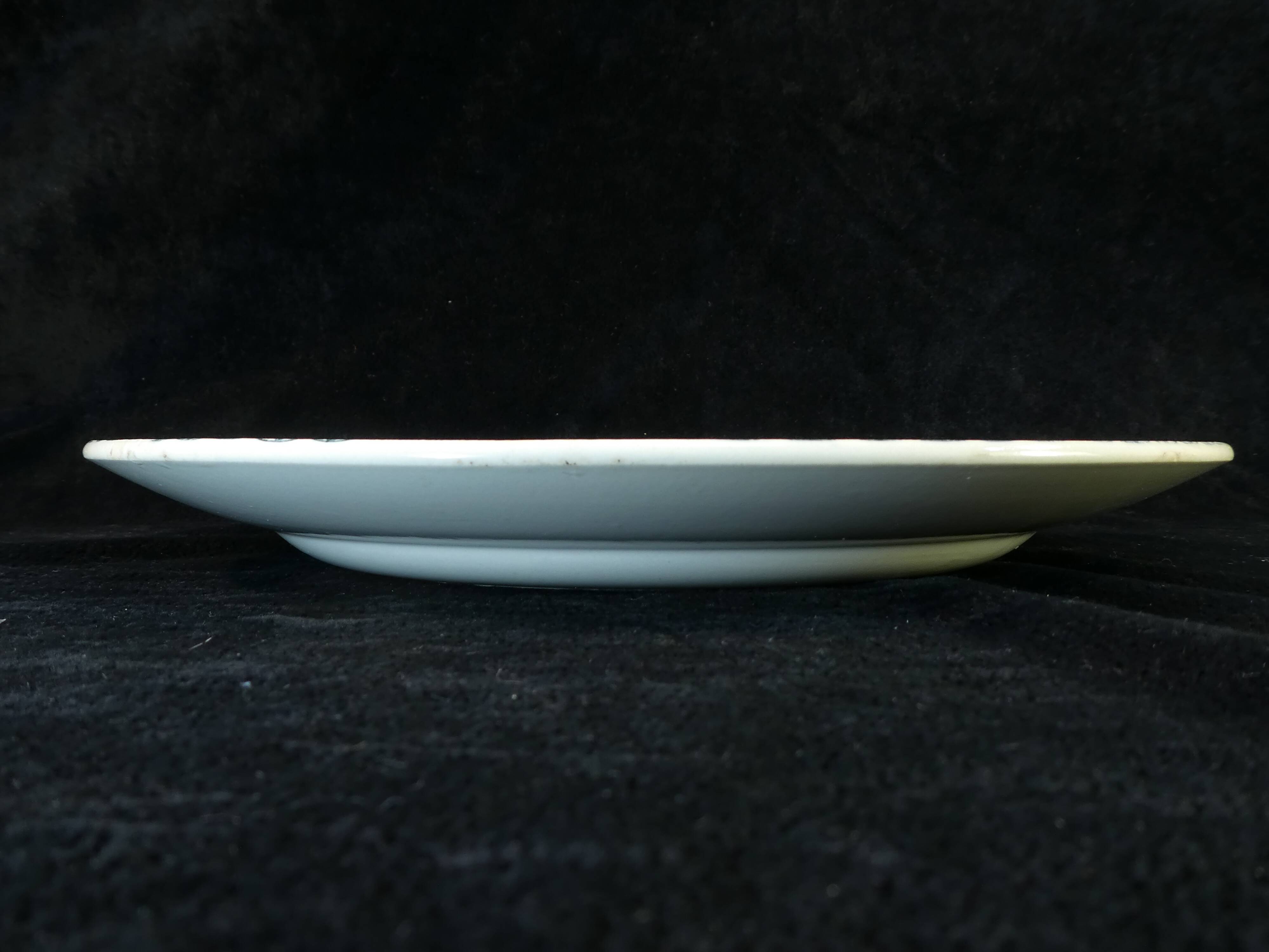 Round earthenware dish terre de fer bocage nº2