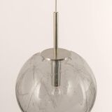 Large Murano ball pendant light by Doria, Germany, 1970s.