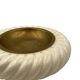 Tommaso Barbi, cream ceramic ashtray / vide poche, B Ceramiche, ca. 1970
