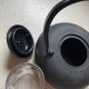Cast iron teapot